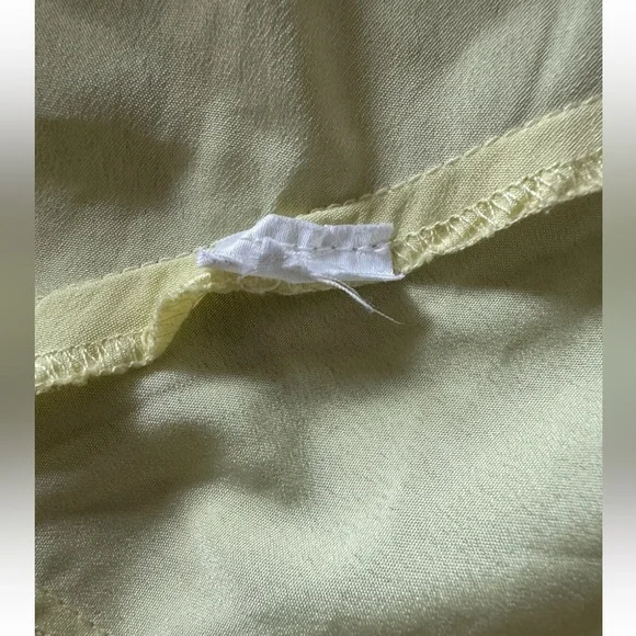 Asos Design Women’s Tiered Midi Dress Fluffy Texture Pale Yellow Size 6 Lined - Picture 7 of 15